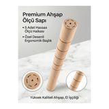 ALKESE SAĞLAM KIRILMAZ DEFORME OLMAZ ÇİZGİLİ 50 CM USTA İŞİ STANDART KESER SAPI