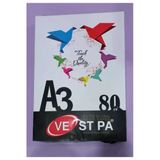 Alkim Kağıt Sanayi Vespa A3 Fotokopi Kağıdı 297*420 Mm 500 Sayfa 1 Paket Beyaz A4 Kağıdının Iki Katı