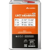 Alkoru 15 kg Zer Sıvı Zift Likit Membran Kauçuk ve Elyaf Katkılı Su Yalıtım Malzemesi