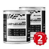 Alkoru 2 Adet 5 kg Oto Zift Likit Membran Kauçuk ve Elyaf Katkılı Sıvı Su Yalıtım Malzemesi Avantaj Paket