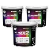 Alkoru Beyaz Likit Membran Renkli Reçine Esaslı 3x13 kg Sıvı Su Yalıtım Malzemesi