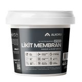 Alkoru Bitüm 1K Likit Membran Kauçuk ve Elyaf Katkılı 1 KG Sıvı Su Yalıtım Malzemesi