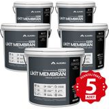 Alkoru Bitüm 1K Likit Membran Kauçuk ve Elyaf Katkılı 5x13 kg Sıvı Su Yalıtım Malzemesi