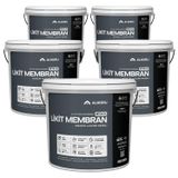 ALKORU Bitüm 1K Likit Membran Kauçuk ve Elyaf Katkılı Sıvı Su Yalıtım Malzemesi (65, Kilogram)