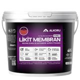 ALKORU Kırmızı Kumlu Likit Membran Renkli Reçine Esaslı Sıvı Su Yalıtım Malzemesi (5, Kilogram)