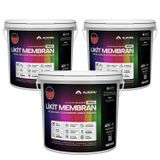 Alkoru Kırmızı Likit Membran Renkli Reçine Esaslı 3x13 kg Sıvı Su Yalıtım Malzemesi