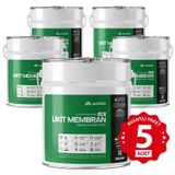 Alkoru Lite Likit Membran Kauçuk ve Elyaf Katkılı 5x15 kg Sıvı Su Yalıtım Malzemesi