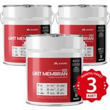 Alkoru Süper Likit Membran Kauçuk ve Elyaf Katkılı 3x15 kg Sıvı Su Yalıtım Malzemesi