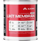 Alkoru Süper Likit Membran Kauçuk ve Elyaf Katkılı Sıvı Su Yalıtım Malzemesi (1, Kilogram) - Çok Renkli