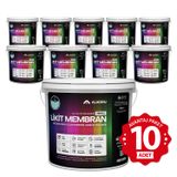 Alkoru Yeşil Likit Membran Renkli Reçine Esaslı 10x13 kg Sıvı Su Yalıtım Malzemesi