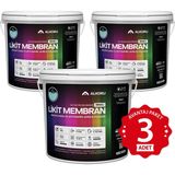 Alkoru Yeşil Likit Membran Renkli Reçine Esaslı 3x13 kg Sıvı Su Yalıtım Malzemesi