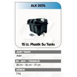ALKOTEK DORSE 15 LT SU TANKI PLASTİK