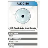 ALKOTEK JANT KAPAĞI PLASTİK ARKA 22,5 BEYAZ