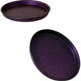 Alkoy Pizza Tepsisi Granit 28 cm Mürdüm