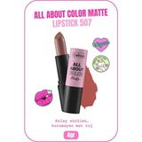 All About Color Matte Lipstick Nemlendirici Mat Ruj - 507 Kiss Me More - Nude