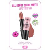 All About Color Matte Lipstick Nemlendirici Mat Ruj - 511 First Blush - Nude