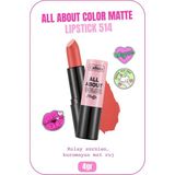 All About Color Matte Lipstick Nemlendirici Mat Ruj - 514 Sunset Bliss - Pembe