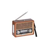 All Avcill Ahşap Nostalji Fenerli Müzik Kutusu Şarjlı Bluetooth Usb/sd/aux/fm 8 Band Radyo