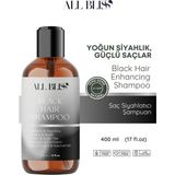 ALL BLİSS All Bliss Siyah ton Saç Şampuan 400 ml – Kafein, Aloe Vera, Keratin, Biotin ve Kolajen