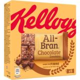 All Bran Chocolate Hıgh In Fıbre Çikolata Parçacıklı, Kepek Zenginleştirilmiş Buğday ve Yulaf Lifli Tahıl Bar 6X40 gr - 250 gr