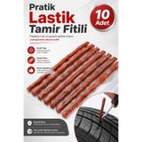 ALL FAST 10 Adet Araç Lastik Tamir Fitili Oto Lastik Onarım Setleri İçin Yedek Fitil