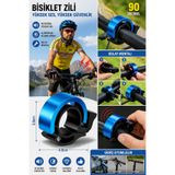 ALL FAST Alüminyum Bisiklet Zili Yüksek Sesli Metalik Gidon Zili Bisiklet ve Scooter Uyumlu