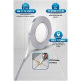 ALL FAST Fayans Arası Derz Dolgu Şeridi 0.5 cm 50 Metre Gri Dekoratif Yapışkanlı Bant