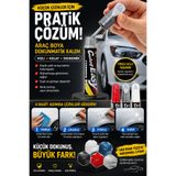 ALL FAST Gri Araç Çizik Giderici Rötuş Kalemi Profesyonel Boya Onarıcı Taş İzi Kapatıcı Oto Boya Tamir Kalemi