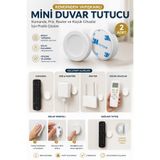 ALL FAST Mıknatıslı Çok Amaçlı Kumanda ve Telefon Tutucu 2 Adet | Yapışkanlı Manyetik Duvar Organizeri Ev ve Ofis Düzenleyici