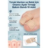 ALL FAST Tırnak Mantarı ve Batık İçin Onarıcı Ayak Tırnağı Bakım Bandı 10 Adet