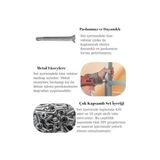 All Fasteners 420'LI Akıllı Havşa Başlı Vida Seti–10 Çeşit Matkap Uçlu –takım Çantalı Akıllı Vida Seti