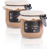 ALL GREEN 2'li Paket: Süper Ezme (2 x 400G) | Fıstık & Badem Ezmesi, Tohumlar & Doğal Balın Sağlıklı Karışımı - 800 gr