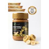 All Green Proteinli Fıstık Ezmesi (Muz) | Fıstık Proteini, Maca Kökü Tozu İle | 325 Gr