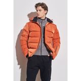 ALL TERRAIN GEAR -x- Wrangler All Terrain Gear Regular Fit Kapüşonlu Turuncu Şişme Mont