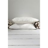 Alla Turca 1 Adet Pamuk Dolgulu Yastık - 50 × 70 cm - Beyaz