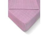 Alla Turca 180x200 cm Pembe Ranforce Lastikli Çarşaf Seti