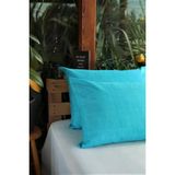Alla Turca Ranforce Yan Yatis Yastik Kilifi Turkuaz-40 X 120