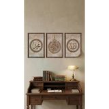 Allah Muhammed Lafz-ı Tablo - Poster Dini (Model- 68)