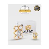 ALLAM AMBALAJ. 1 Koli (72 Adet) Hotmelt Şeffaf Koli Bandı 50mm x 100mt Güçlü Yapışkan