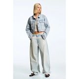 Allbucks Bershka, Crop Denim Ceket ABBRS00006 - Mavi