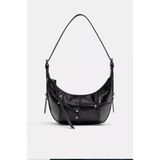 Allbucks Pull&bear Mini Zımbalı Kol Çantası ABPNB3796 - 20,6 x 24,4 x 6 - Siyah