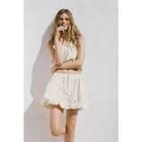 Allbucks Zara, Mini Balon Etek ABZRA00109 - Ekru
