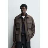 Allbucks Zara, Su Geçirmez Teknik Kapitone Kaban ABZRA00171 - Kahverengi