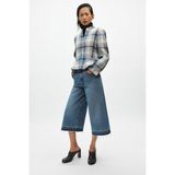 Allbucks Zara, Zw Collection Dokulu Peplum Blazer Ceket ABZRA00038 - XS - Mavi