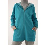 ALLDAY Mint-Fermuarlı Sweat Hırka