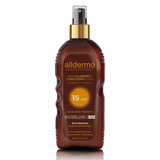 Alldermo 200 ml Güneş Yağı SPF 15 Sprey