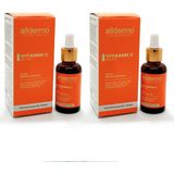 Alldermo 2x30 ml Vitamin C Leke Karşıtı Aydınlatıcı Serum