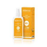 Alldermo 50+ Faktör Renksiz Yüz Güneş Koruyucu Sprey 200 ml