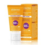 Alldermo 50 ml Spf50 Kırışıklık Karşıtı Renksiz Yüz Koruyucu Güneş Kremi