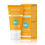 Alldermo Spf 50 50 ml Akne Karşıtı Yağlı Ciltler Güneş Kremi